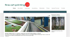 Desktop Screenshot of fine-art-printing.ch