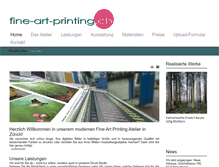 Tablet Screenshot of fine-art-printing.ch